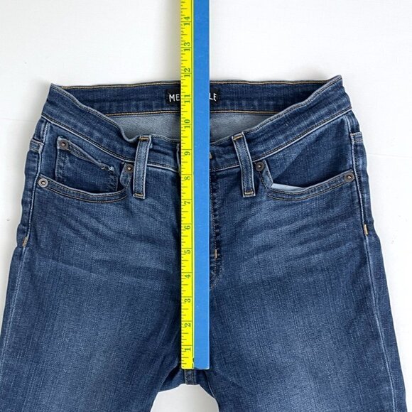 J. Crew Mercantile Women's Jeans High Rise Skinny Straight Leg Medium Wash 25 - Picture 5 of 7